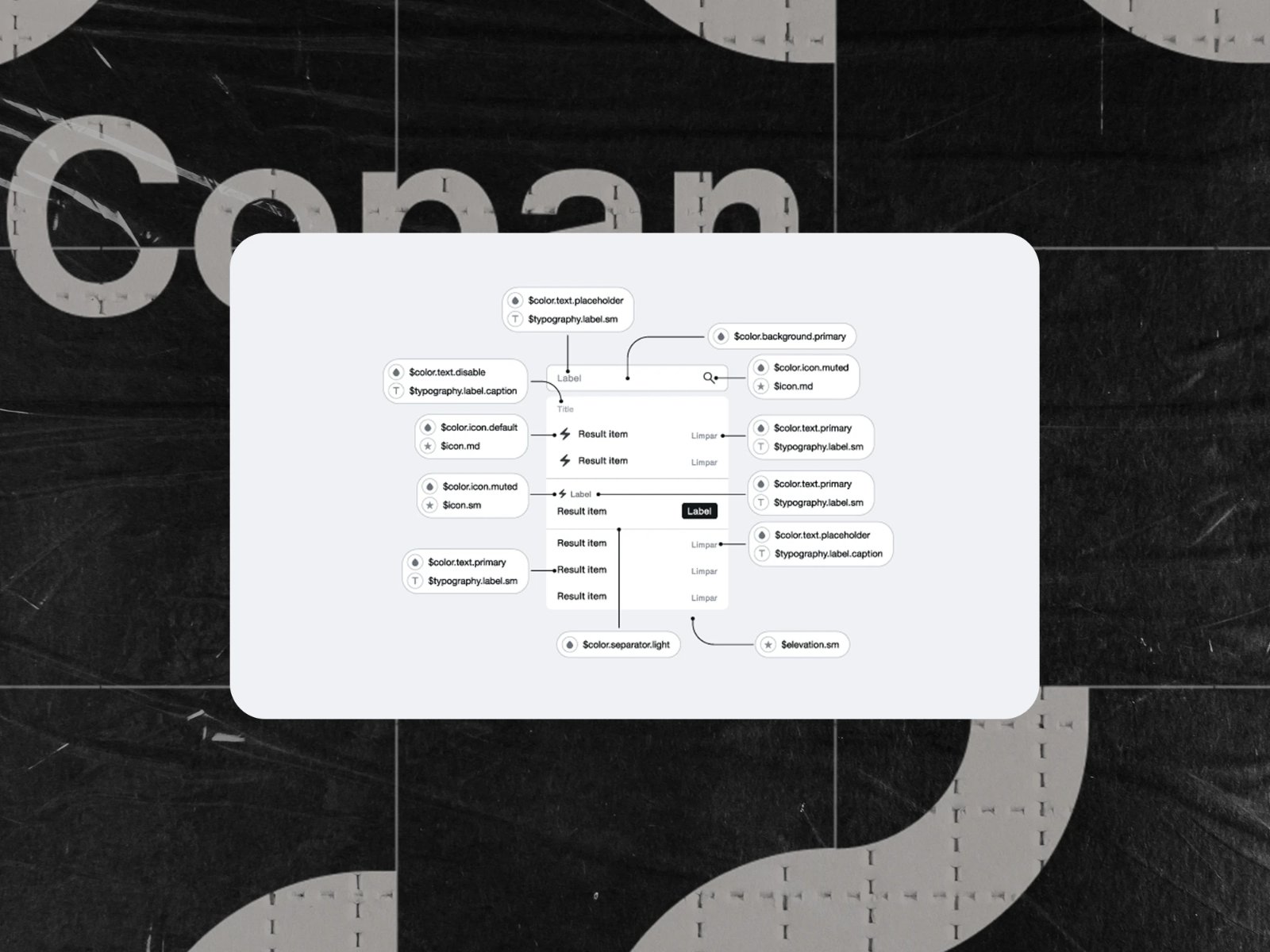 Each component fully mapped to semantic tokens, the backbone that let Copan scale across five brands.