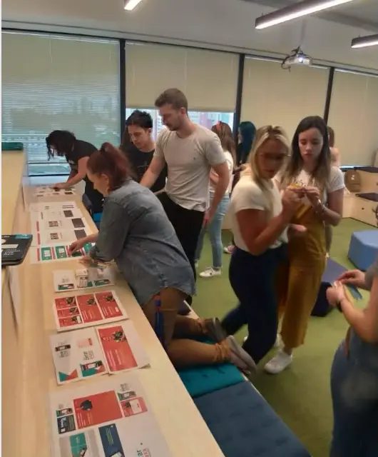 Mapping the team as a system: working sessions with managers to understand roles and process before developing people.